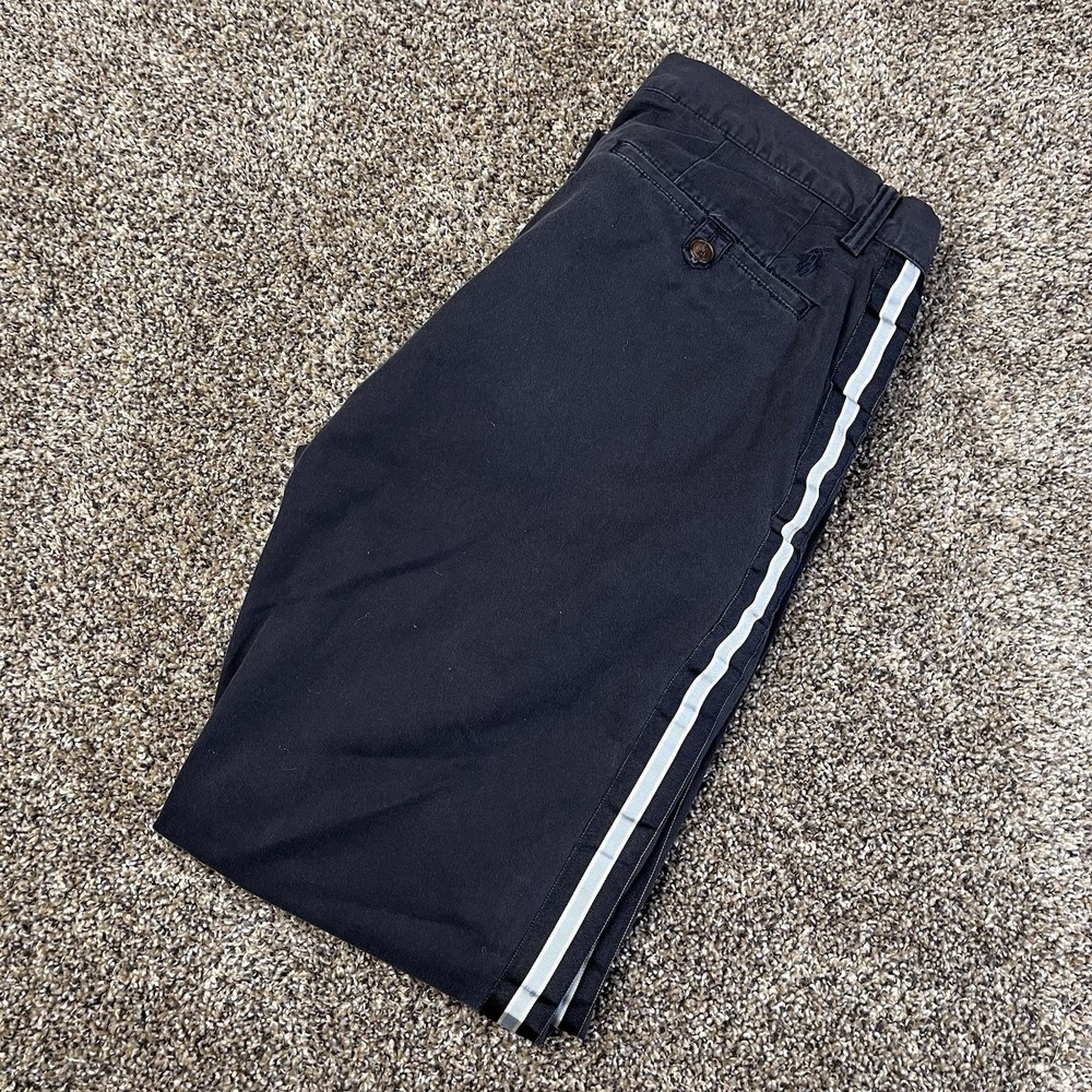 Polo Ralph Lauren Men's Size 32x32 Bedford Side Striped Straight Fit Chino Pants